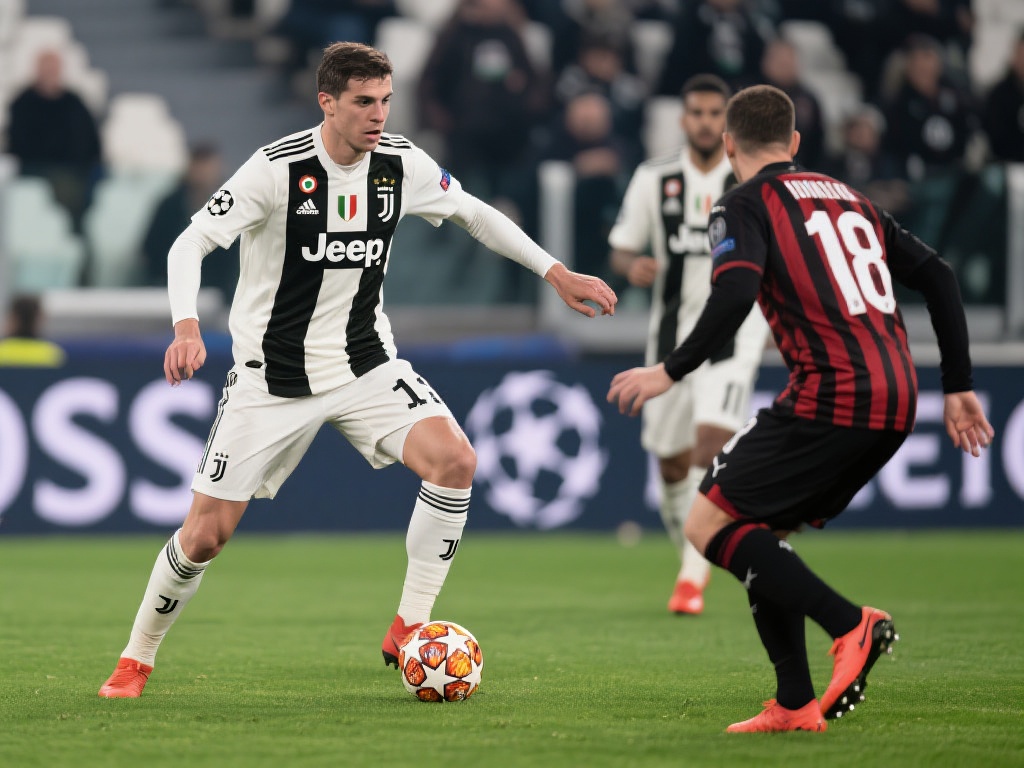 以去年欧冠为例，尤文图斯在面对强队时暴露出的中场控