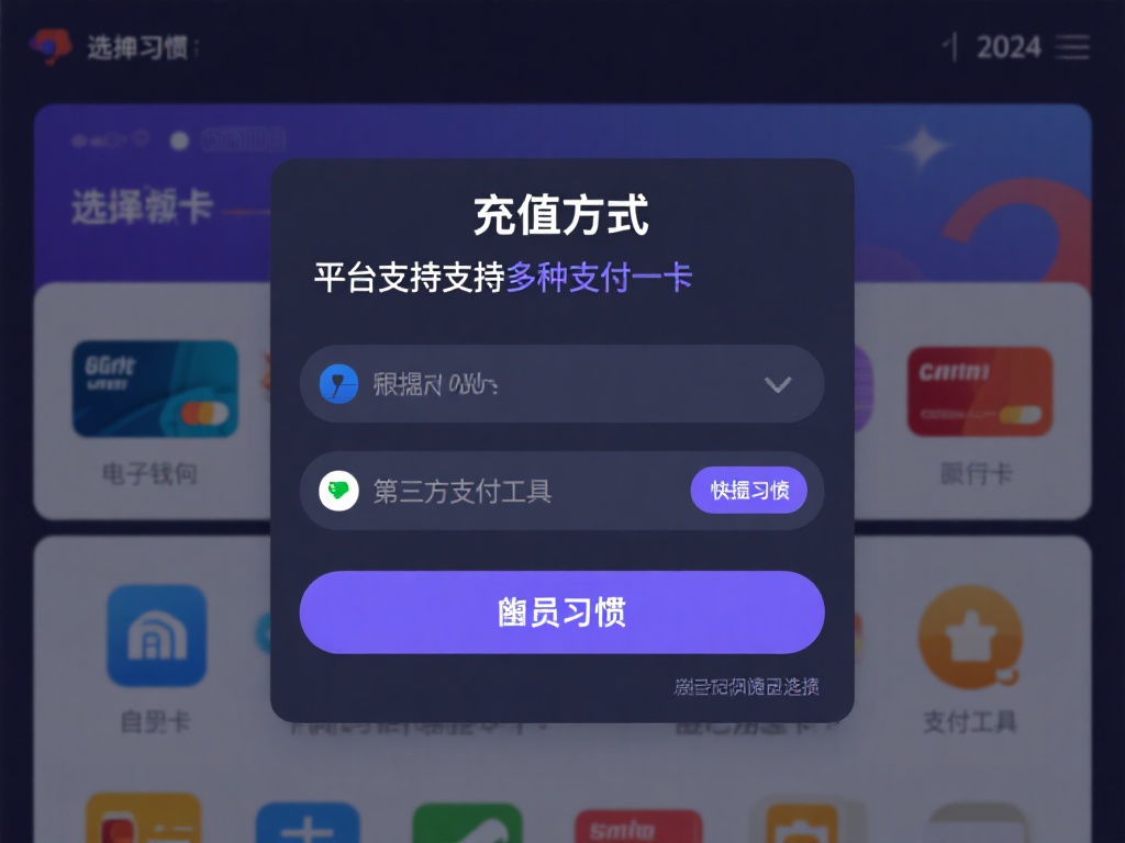 选择充值方式：平台通常支持多种支付方式，如银行卡、