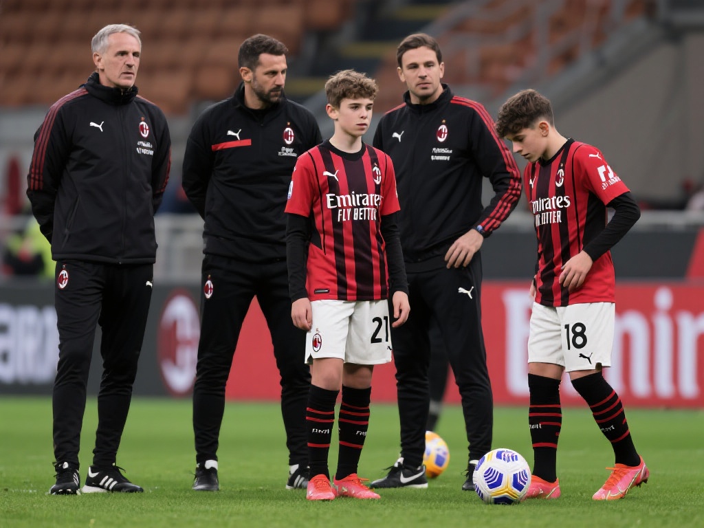 值得一提的是，米兰的教练团队在培养年轻球员方面也功